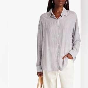ba&sh Aramis oversize button-down shirt, size 1/S, EUC